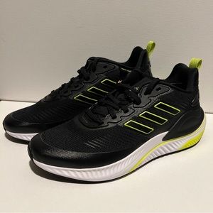 Adidas  Alphamagma Guard Black Signal Green Size 8 M 9 W Running Shoes NEW